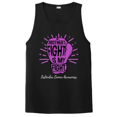 My Brothers Fight Is My Fight Testicular Cancer Awareness PosiCharge Competitor Tank