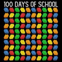Master Builder Funny Building Blocks 100 Days Of School Drawstring Bag