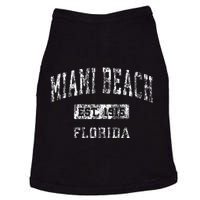 Miami Beach Florida Fl Vintage Established Doggie Tank