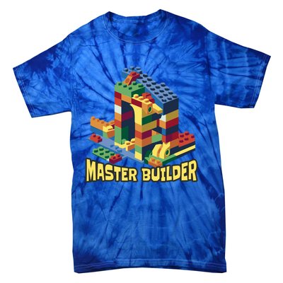 Master Builder Funny Building Blocks Toys Gift Tie-Dye T-Shirt