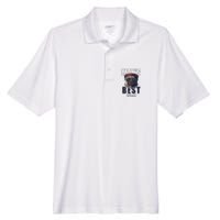 Mans Best Friend Bulldog Funny Dog Lover Men's Origin Performance Piqué Polo