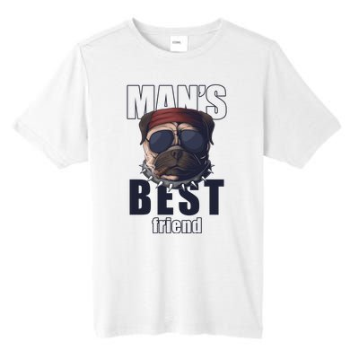 Mans Best Friend Bulldog Funny Dog Lover Tall Fusion ChromaSoft Performance T-Shirt