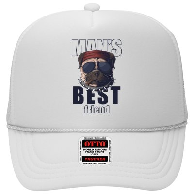 Mans Best Friend Bulldog Funny Dog Lover Trucker Hat