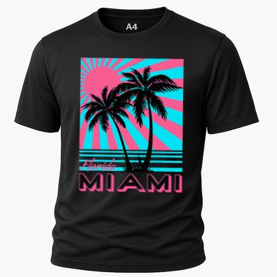 Miami Beach Florida Miami Palm Trees Performance Shirt