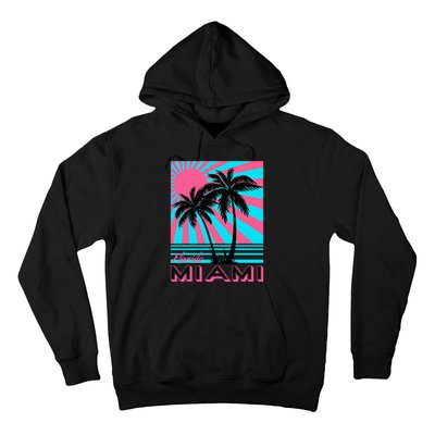 Miami Beach Florida Miami Palm Trees Hoodie