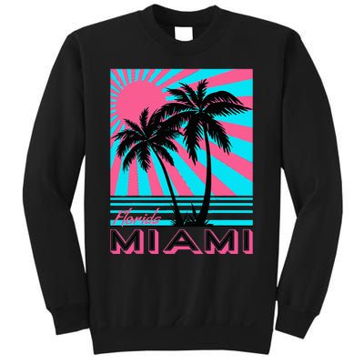 Miami Beach Florida Miami Palm Trees Sweatshirt