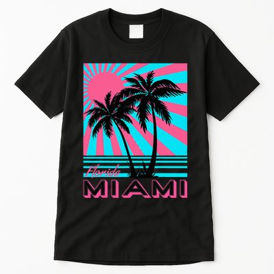 Miami Beach Florida Miami Palm Trees Tall T-Shirt