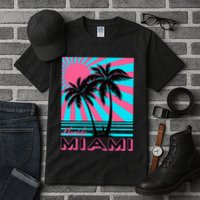 Miami Beach Florida Miami Palm Trees Tall T-Shirt