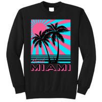 Miami Beach Florida Miami Palm Trees Tall Sweatshirt