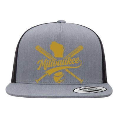 Milwaukee Baseball Fan Flat Bill Trucker Hat