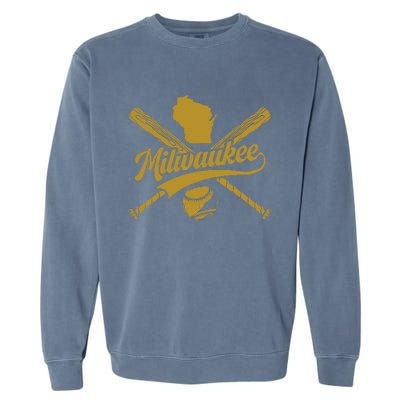 Milwaukee Baseball Fan Garment-Dyed Sweatshirt