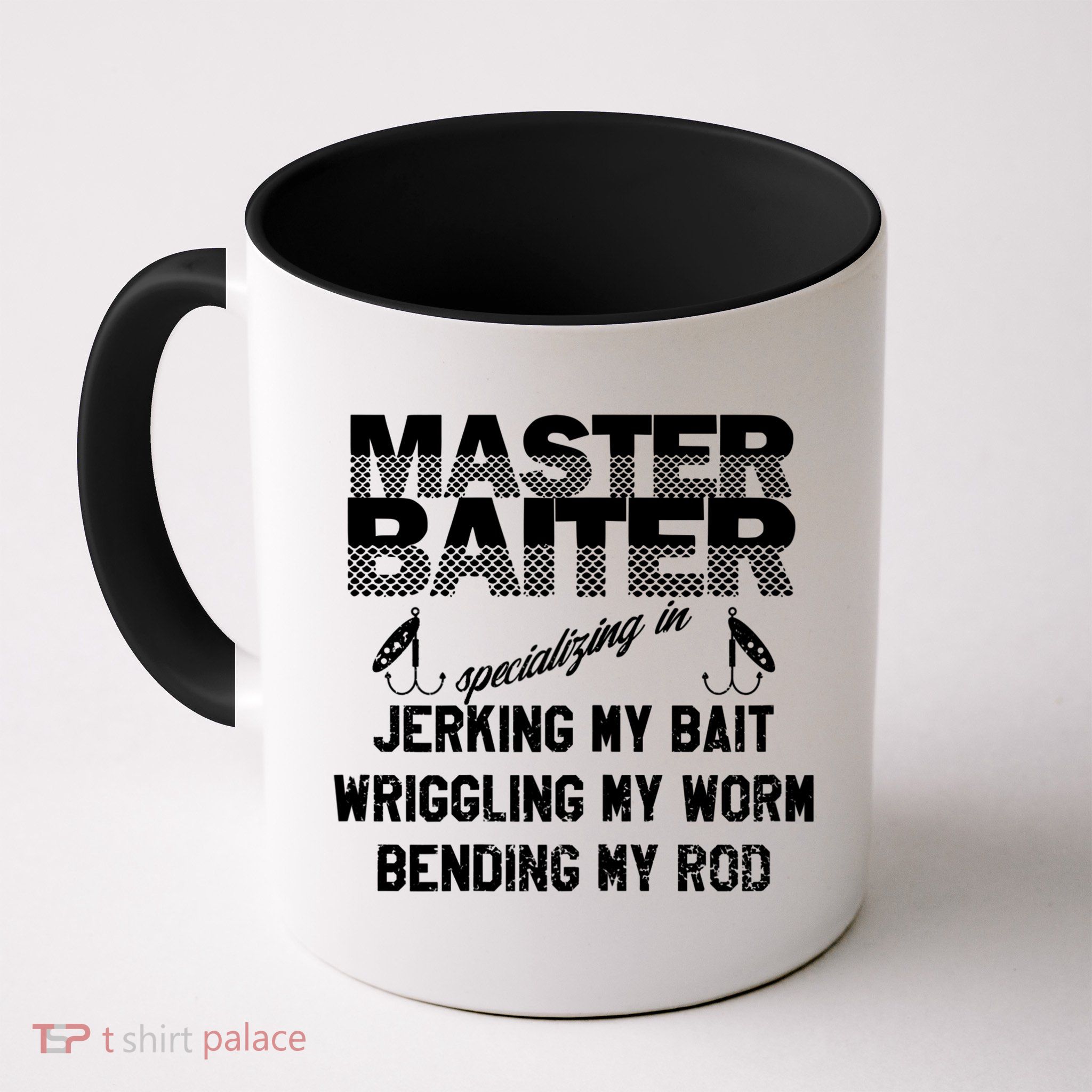 Master Baiter Funny Fishermans Skills List Gift Mug