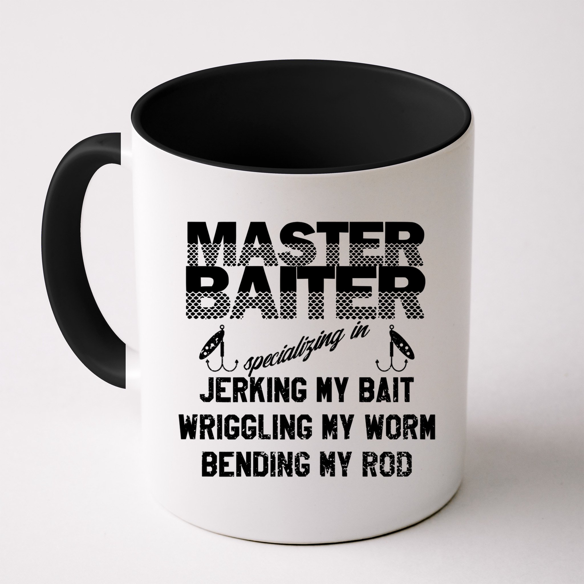 Master Baiter Funny Fishermans Skills List Gift Mug