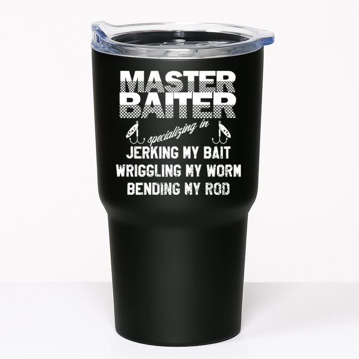 Master Baiter Funny Fishermans Skills List Gift Tumbler