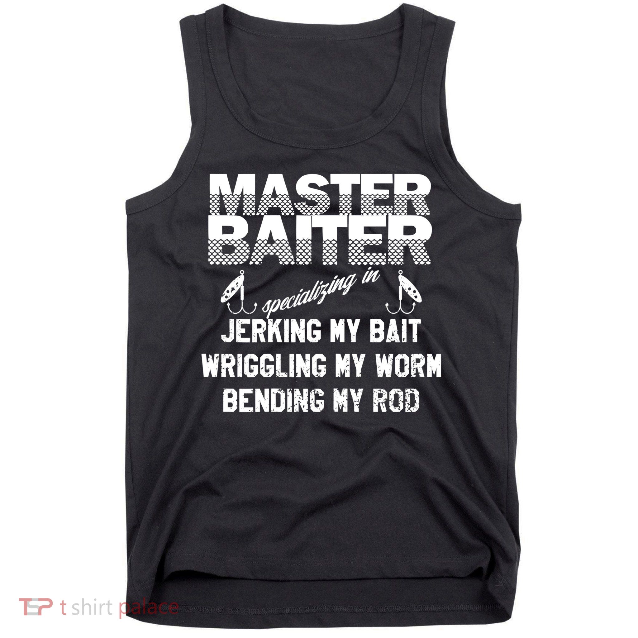 Master Baiter Funny Fishermans Skills List Gift Tank Top