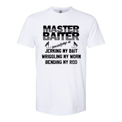 Master Baiter Funny Fishermans Skills List Gift Softstyle CVC T-Shirt