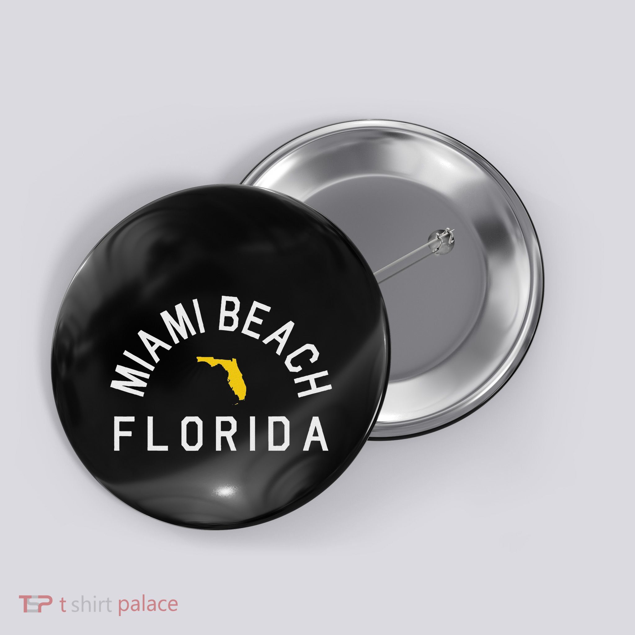 Miami Beach Florida Souvenirs Fl Button