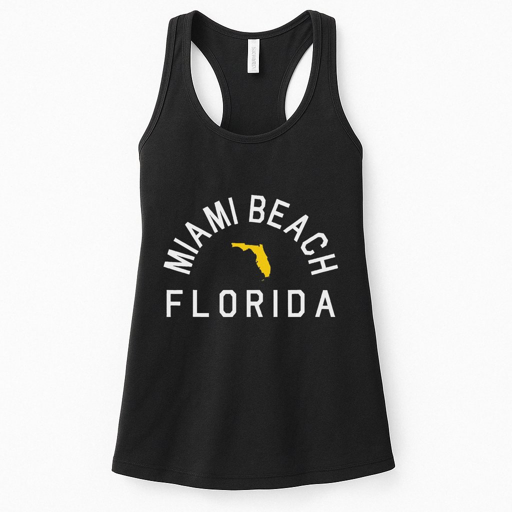 Miami Beach Florida Souvenirs Fl Womens Tank Top