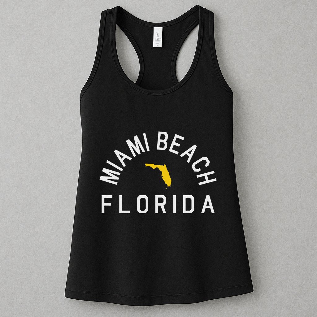 Miami Beach Florida Souvenirs Fl Womens Tank Top