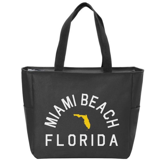 Miami Beach Florida Souvenirs Fl Zip Tote Bag