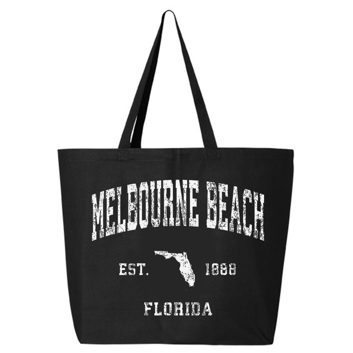 Melbourne Beach Florida Fl Vintage Athletic Sports 25L Jumbo Tote