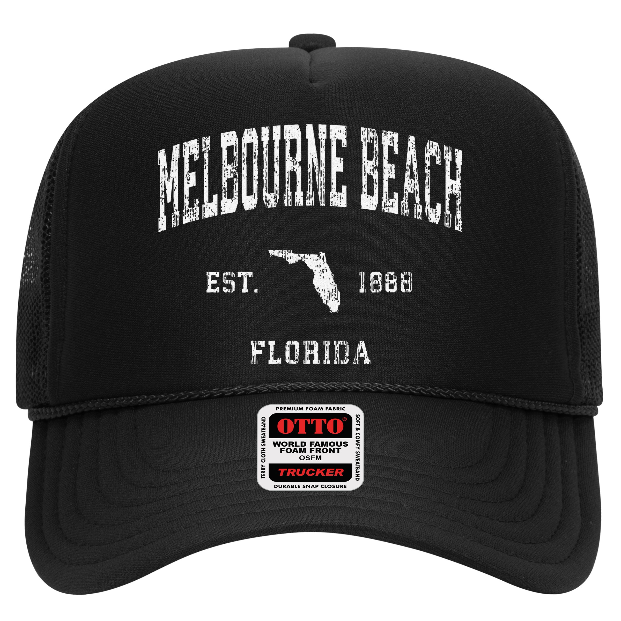 Melbourne Beach Florida Fl Vintage Athletic Sports Hat