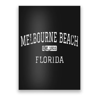 Melbourne Beach Florida FL Vintage Poster