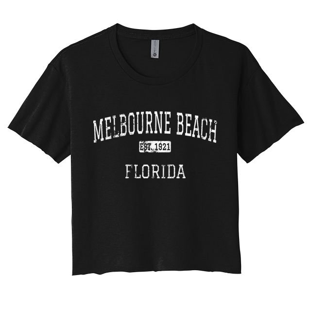 Melbourne Beach Florida FL Vintage Crop Top