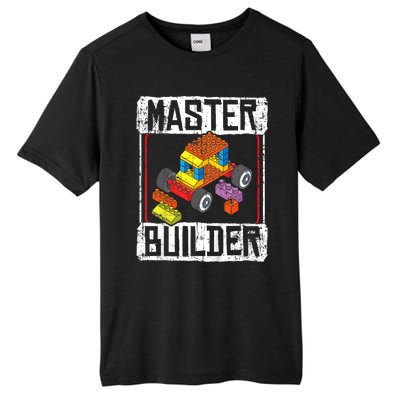 Master Builder For A Builder Block Building Blocks Bricks Tall Fusion ChromaSoft Performance T-Shirt