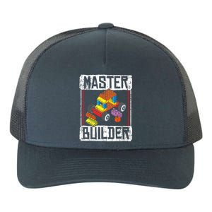 Master Builder For A Builder Block Building Blocks Bricks Yupoong Adult 5-Panel Trucker Hat