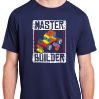 Master Builder For A Builder Block Building Blocks Bricks Adult ChromaSoft Performance T-Shirt