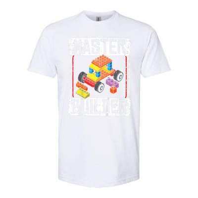 Master Builder For A Builder Block Building Blocks Bricks Softstyle® CVC T-Shirt