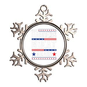 Make Barbers Great Again Barbers For Trump 2024 Metallic Star Ornament