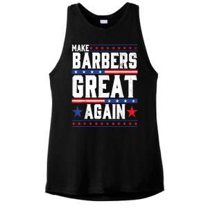 Make Barbers Great Again | Barbers For Trump 2024 Ladies PosiCharge Tri-Blend Wicking Tank