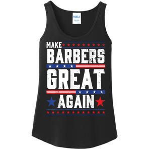 Make Barbers Great Again | Barbers For Trump 2024 Ladies Essential Tank