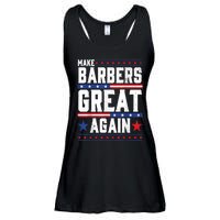 Make Barbers Great Again | Barbers For Trump 2024 Ladies Essential Flowy Tank