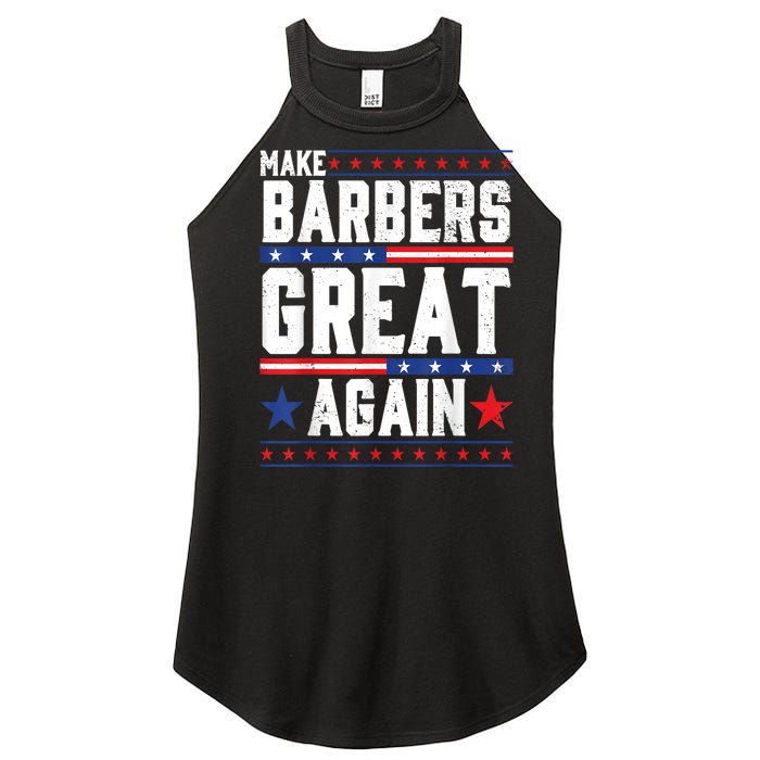 Make Barbers Great Again | Barbers For Trump 2024 Women's Perfect Tri Rocker Tank