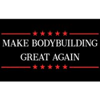 Make Bodybuilding Great Again Funny Bodybuilder Gift Bumper Sticker