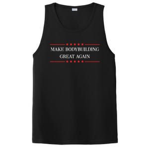 Make Bodybuilding Great Again Funny Bodybuilder Gift PosiCharge Competitor Tank