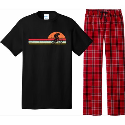 Mountain Bike Girl Retro Cycling Bicycle Rider Pajama Set