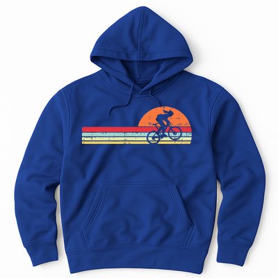 Mountain Bike Girl Retro Cycling Bicycle Rider Hoodie