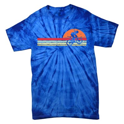 Mountain Bike Girl Retro Cycling Bicycle Rider Tie-Dye T-Shirt