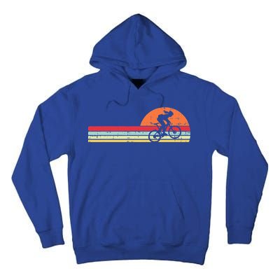 Mountain Bike Girl Retro Cycling Bicycle Rider Tall Hoodie