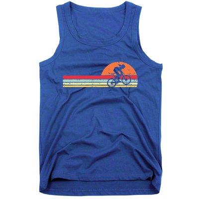 Mountain Bike Girl Retro Cycling Bicycle Rider Tank Top