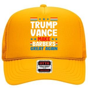 Make Barbers Great Again Barbers High Crown Mesh Back Trucker Hat