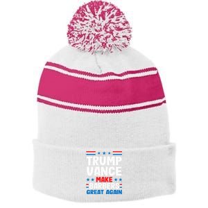 Make Barbers Great Again Barbers Stripe Pom Pom Beanie