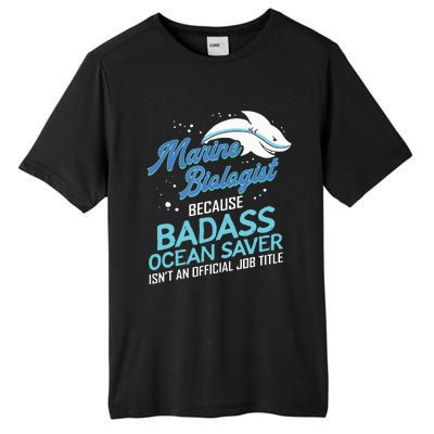 Marine Biologist Gift Marine Biology Ocean Scientist Shark Tall Fusion ChromaSoft Performance T-Shirt