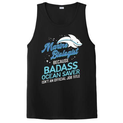 Marine Biologist Gift Marine Biology Ocean Scientist Shark PosiCharge Competitor Tank