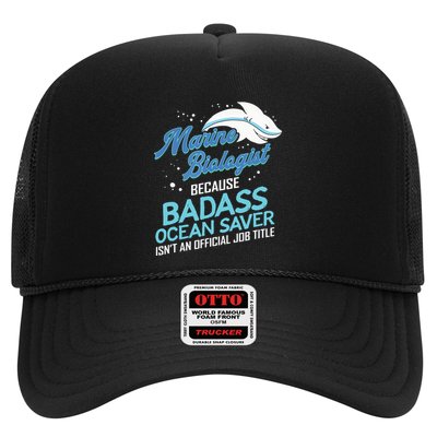 Marine Biologist Gift Marine Biology Ocean Scientist Shark Trucker Hat