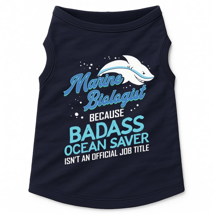 Marine Biologist Gift Marine Biology Ocean Scientist Shark Doggie Tank